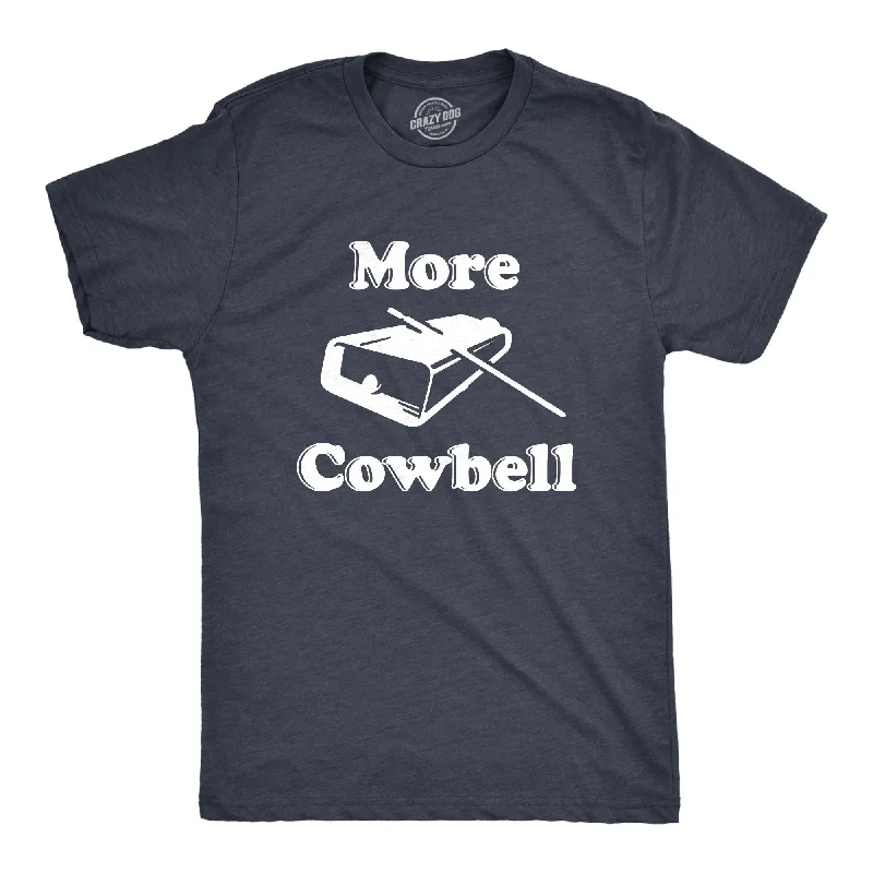 Men’s formal checkered button-up shirt for office -More Cowbell Men's T Shirt