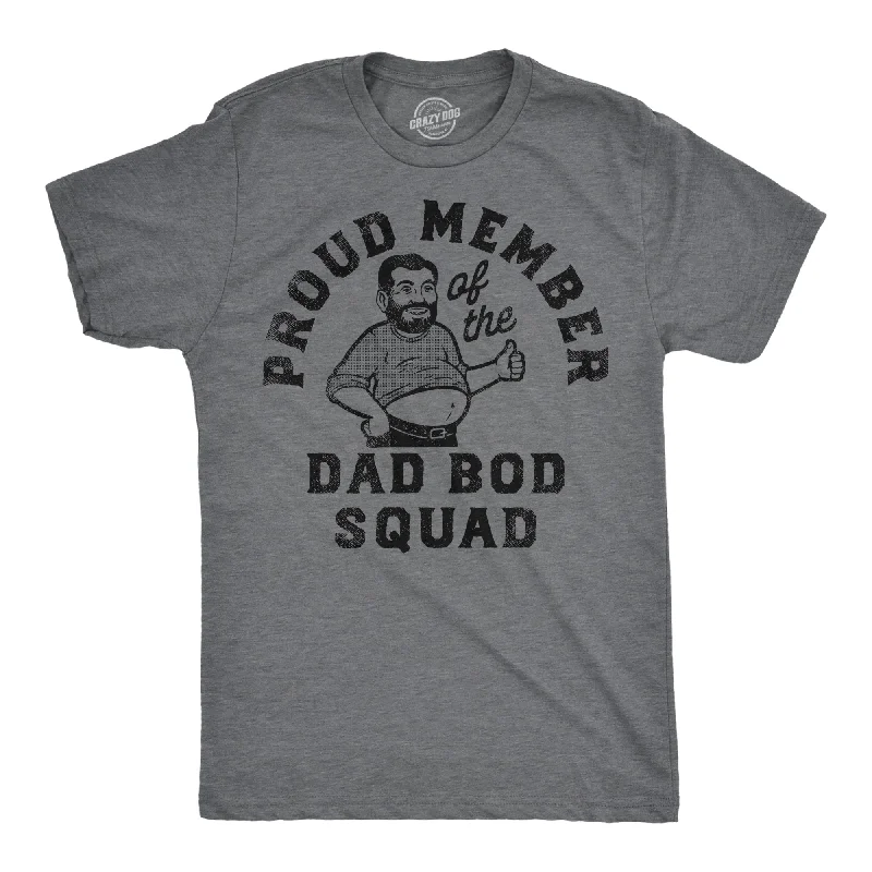 Men’s light plaid shirt for office meetings -Proud Member Of The Dad Bod Squad Men's T Shirt