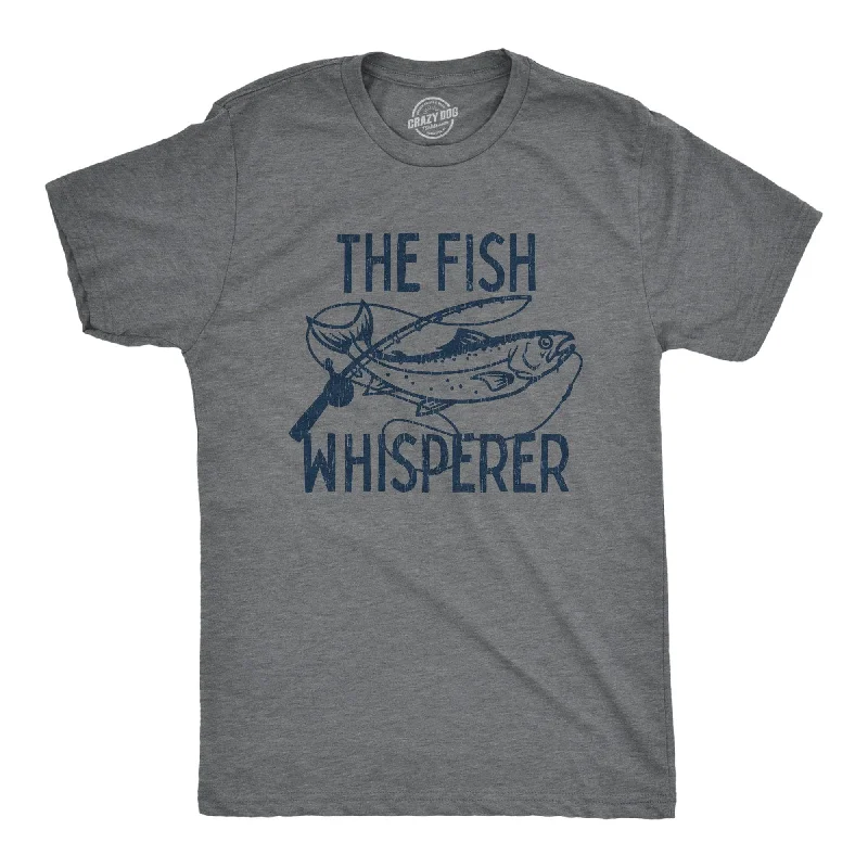 Men’s modern plaid work shirt -The Fish Whisperer Men's T Shirt