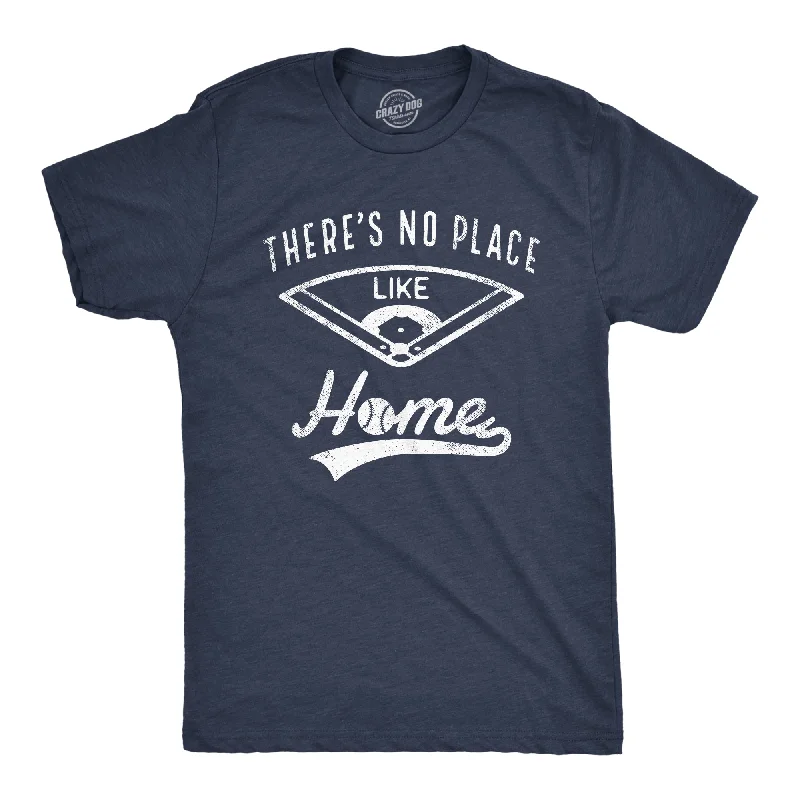 Men’s light plaid shirt for business meetings -Theres No Place Like Home Men's T Shirt